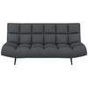 SCHLAFSOFA  in Mikrofaser Grau  - Schwarz/Grau, KONVENTIONELL, Holz/Textil (197/85/92cm) - Carryhome