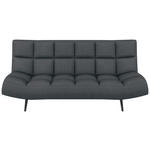 SCHLAFSOFA  in Mikrofaser Grau  - Schwarz/Grau, KONVENTIONELL, Holz/Textil (197/85/92cm) - Carryhome