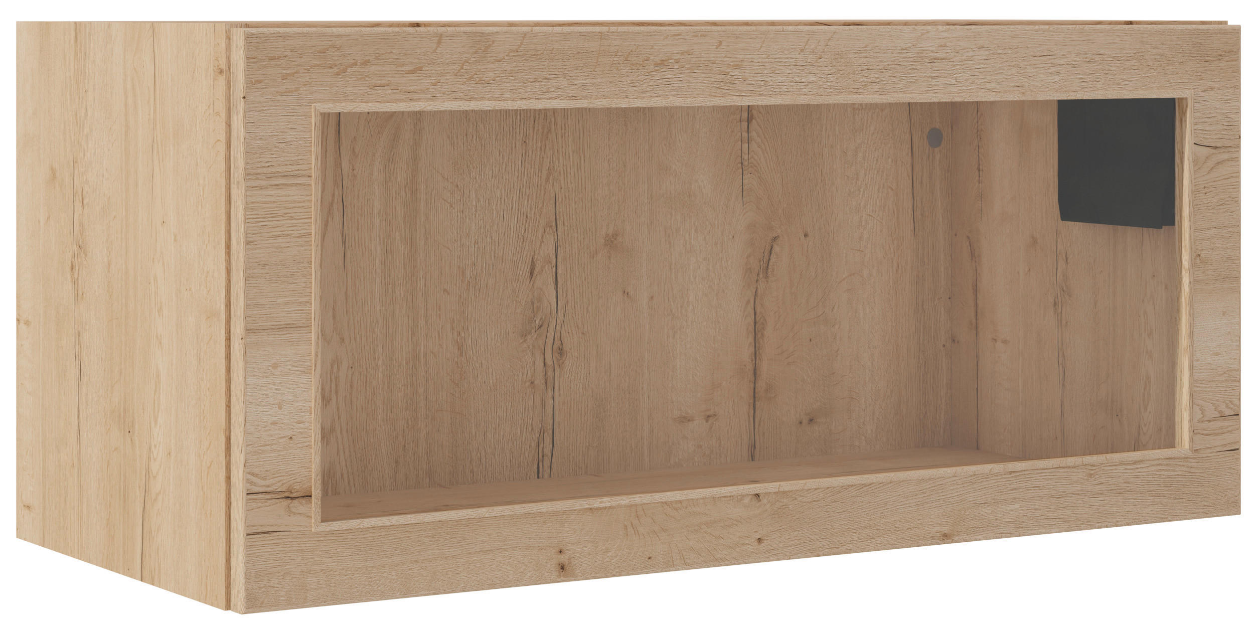 HÄNGESCHRANK 80/36/35 cm  - Eichefarben, MODERN, Glas/Holzwerkstoff (80/36/35cm) - Celina Home