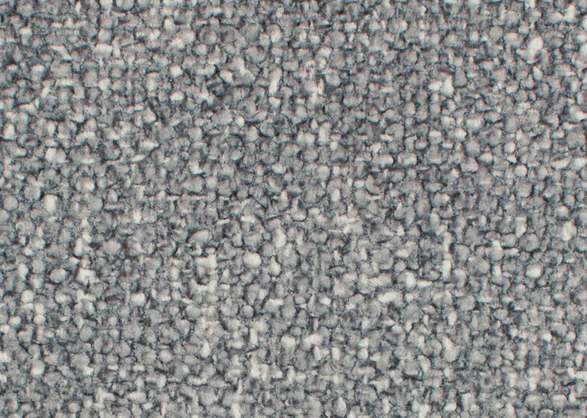 ECKSOFA in Bouclé Hellgrau  - Hellgrau/Schwarz, Natur, Textil/Metall (233/288cm) - Valnatura