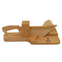 FLEISCHMESSER Heidi Cheese Line: Rapido  - Edelstahlfarben/Buchefarben, Basics, Holz/Metall (31,50/18,00/12,00cm) - Heidi Cheese Line