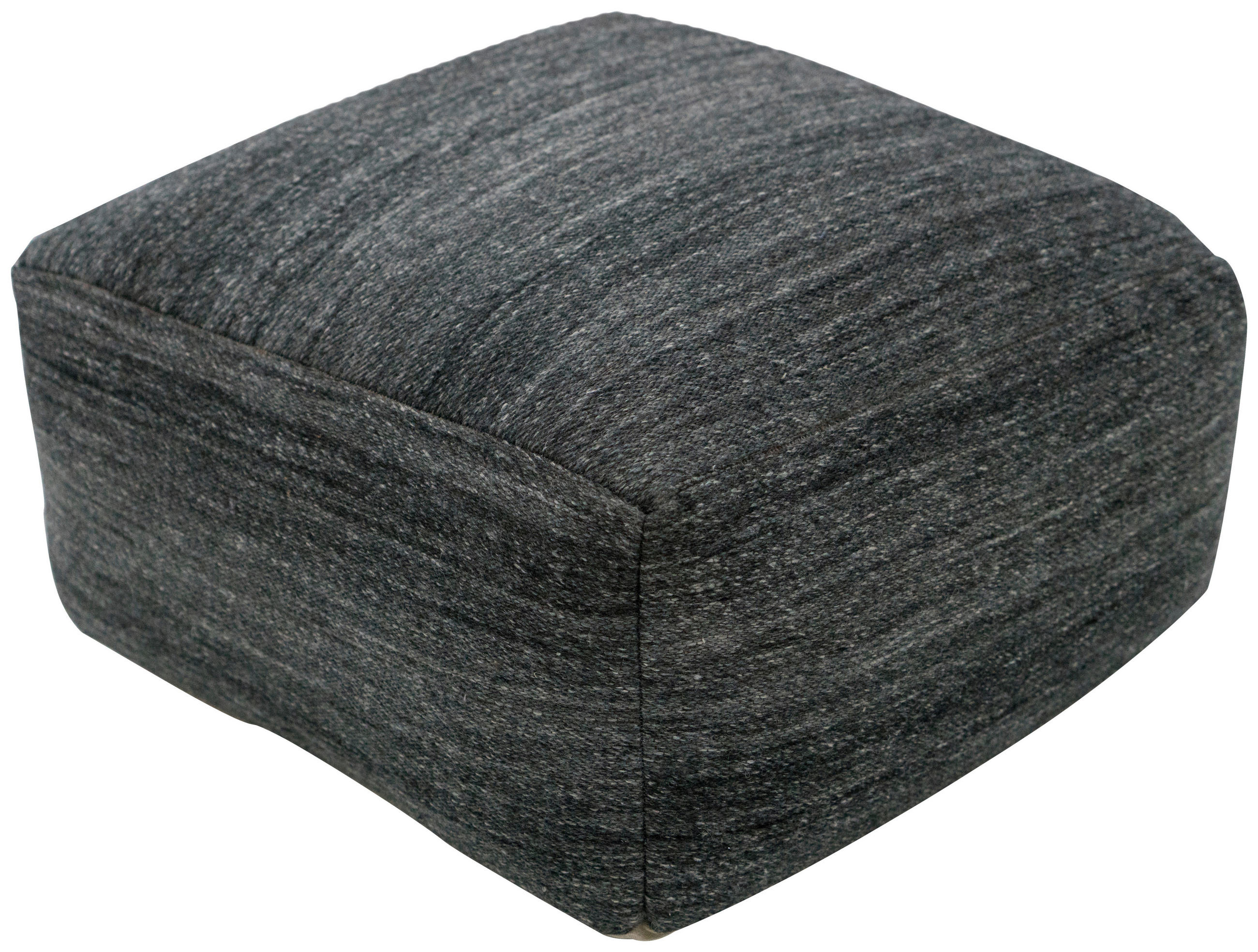 POUF Jacquard 45/46/45 cm  - Anthrazit, Design, Textil (45/46/45cm) - Kayoom