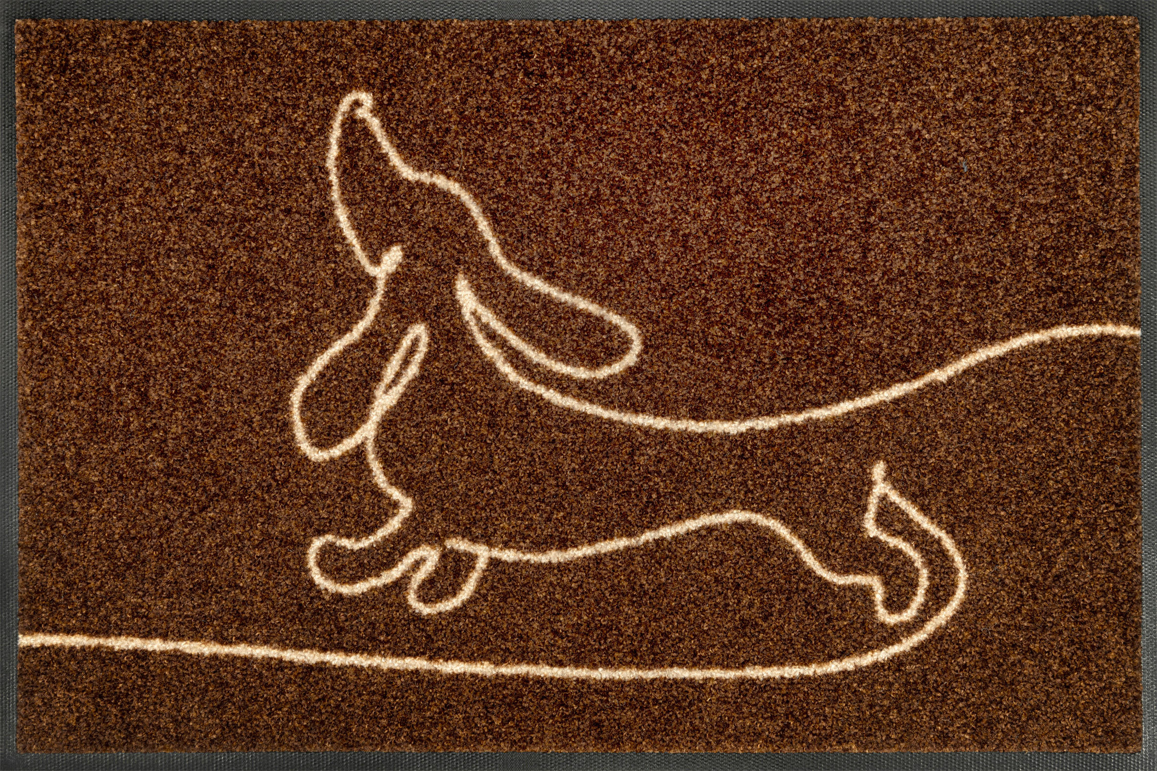 FUßMATTE 40/60 cm Daydreamer  - Braun, Trend, Kunststoff/Textil (40/60cm) - wash+dry