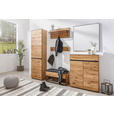GARDEROBENSCHRANK  in 60/200/38 cm  - Eichefarben/Anthrazit, Natur, Holz/Holzwerkstoff (60/200/38cm) - Linea Natura