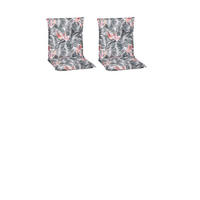 SESSELAUFLAGE Blätter  - Grau, Basics, Textil (98/46/8cm) - Gardenson