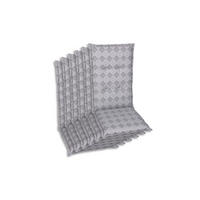 SESSELAUFLAGENSET Raute  - Grau, Basics, Textil (50/6/108cm)