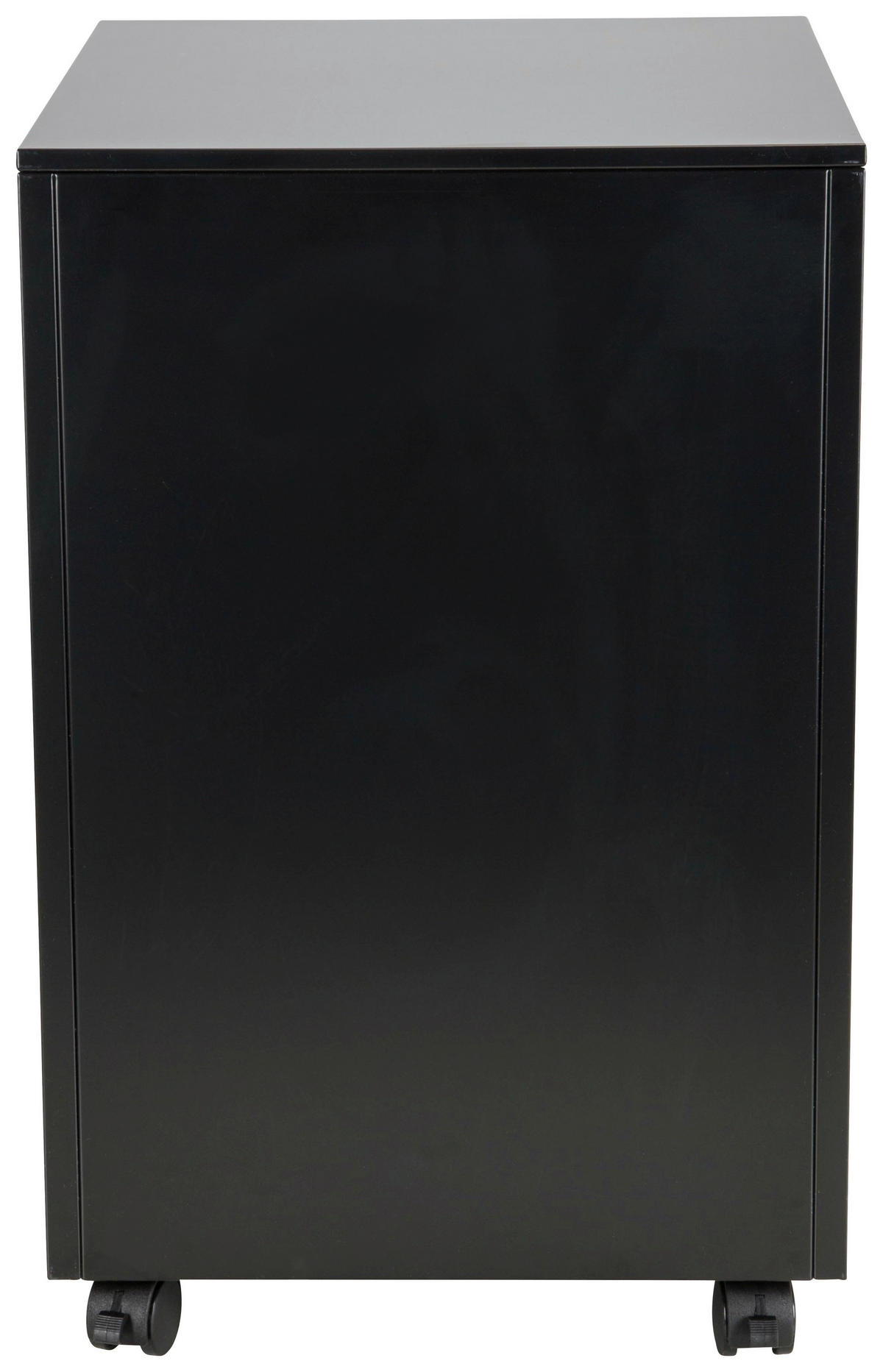 ROLLCONTAINER 39/60/50 cm  - Schwarz, MODERN, Kunststoff/Metall (39/60/50cm) - MID.YOU