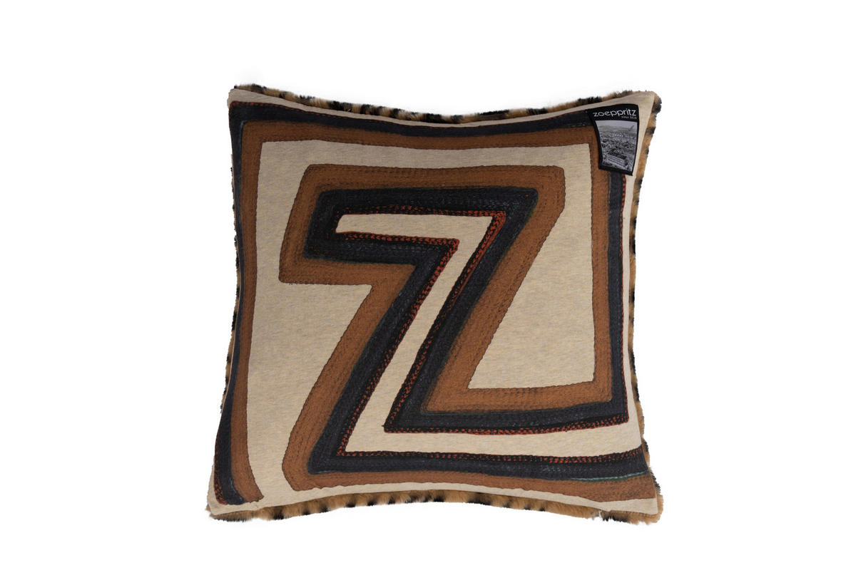 KISSENHÜLLE Reborn Tiger 50/50 cm  - Hellbraun, Basics, Textil (50/50cm) - Zoeppritz