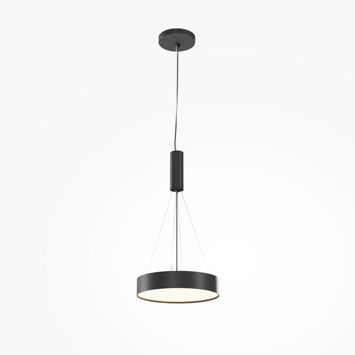 DECKENLEUCHTE Ceiling 30/6 cm  - Schwarz, Design, Metall (30/6cm) - MAYTONI