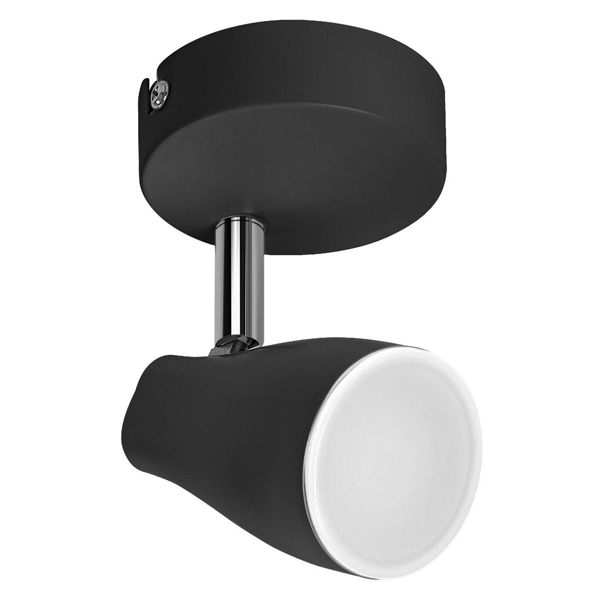 LED-STRAHLER 8/11/9,2 cm   - Schwarz, Basics, Kunststoff/Metall (8/11/9,2cm) - Osram