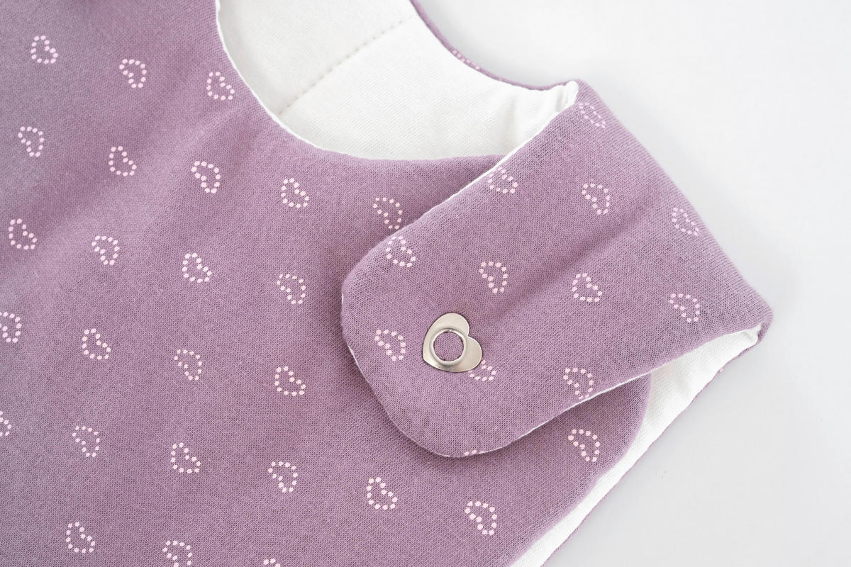 BABYSCHLAFSACK LIEBMICH    50/56   - Lila, Basics, Textil (50/56null) - Träumeland