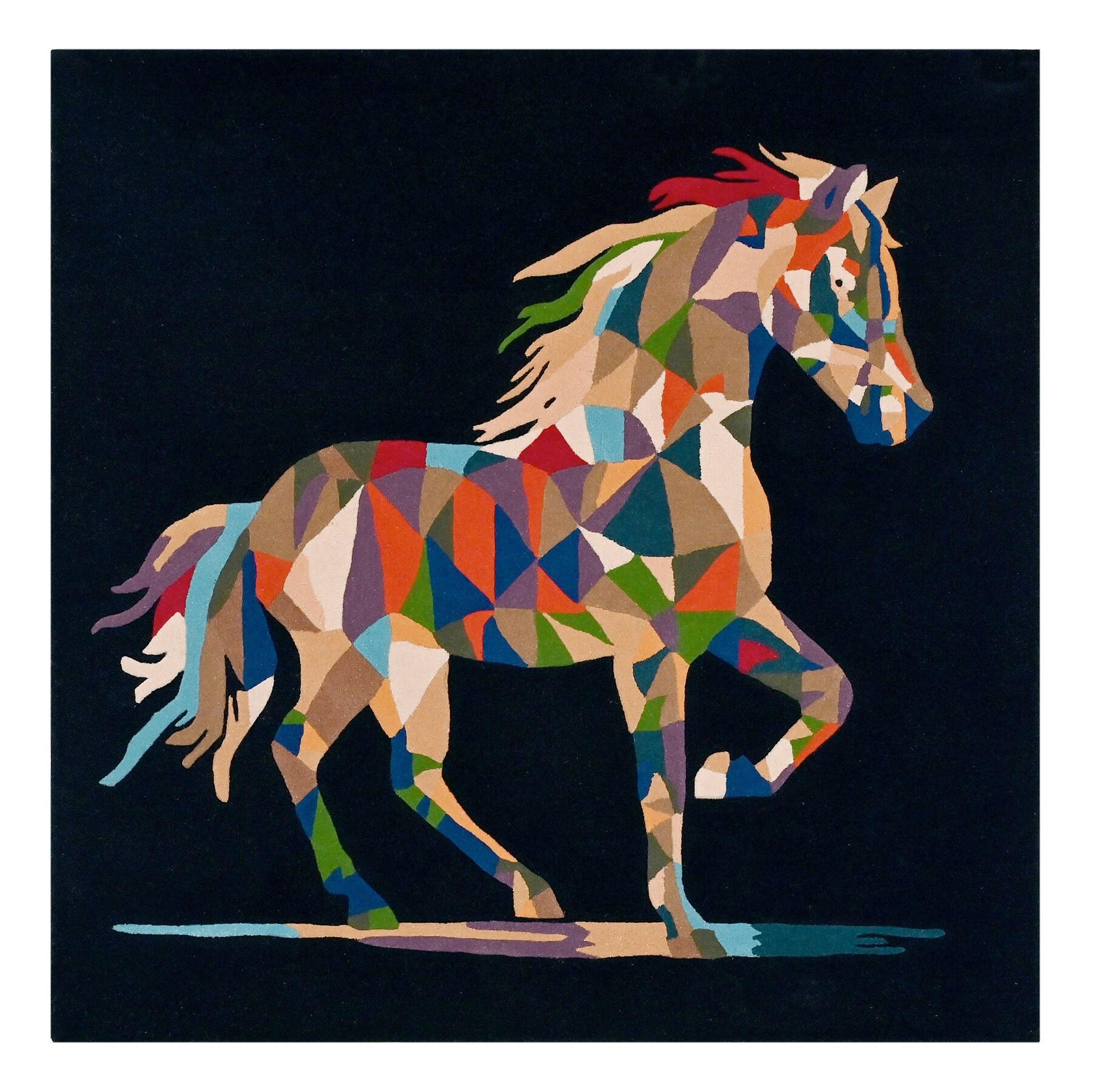 ORIENTTEPPICH 150/150 cm Pegasus Multicolor  - Multicolor, Design, Textil (150/150cm) - Cazaris