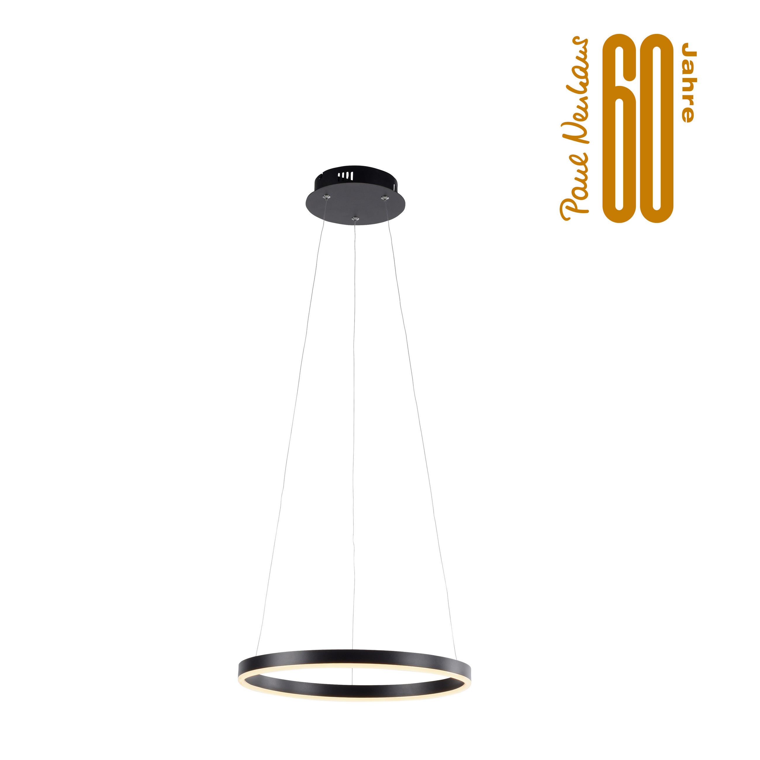 LED-HÄNGELEUCHTE  39/120 cm    - Anthrazit, Trend, Kunststoff/Metall (39/120cm) - Just Light