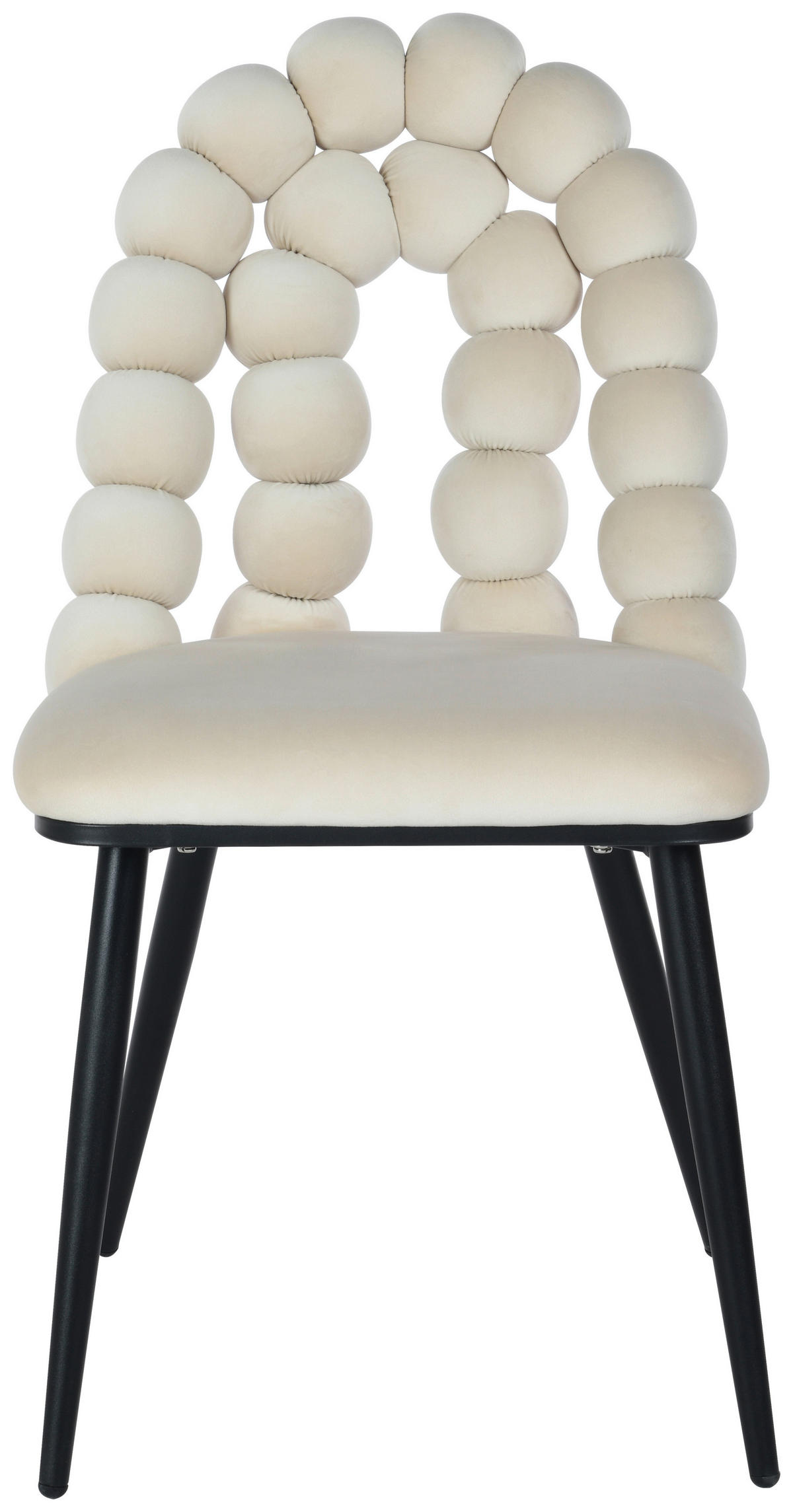 ŽIDLE, béžová - černá/béžová, Moderní, kov/dřevo (47/87/61cm) - Livetastic