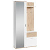 GARDEROBE  in 97/195/30 cm  - Weiß/Eiche Artisan, MODERN, Holzwerkstoff (97/195/30cm) - MID.YOU