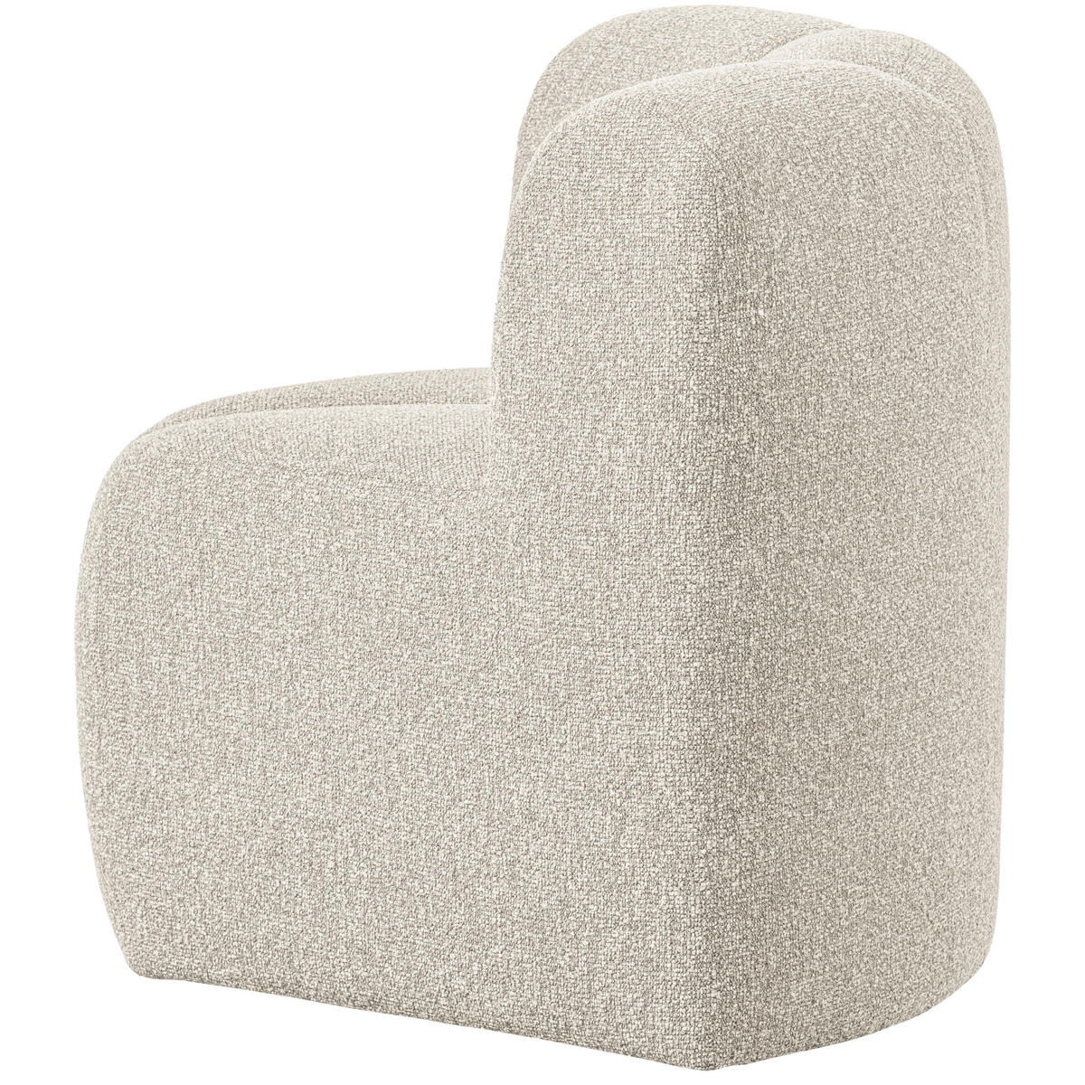 ECKBANK  in Beige  - Beige/Schwarz, MODERN, Kunststoff/Textil (83/83/83cm) - Livetastic