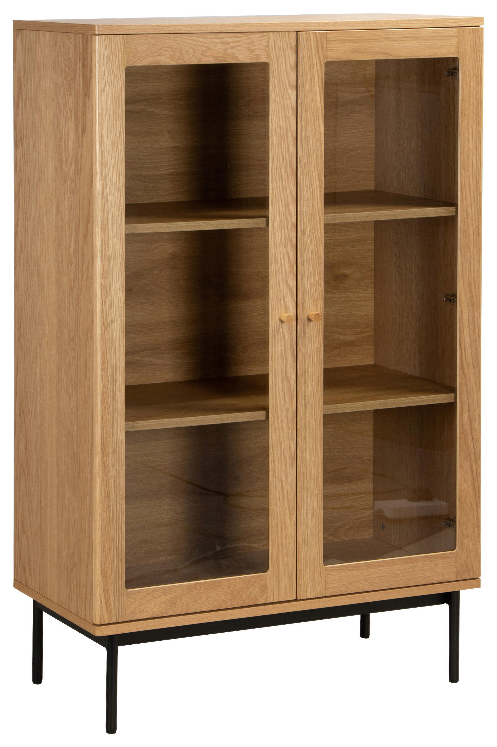 HIGHBOARD  in 90/140/40 cm  - Klar/Schwarz, Design, Glas/Holz (90/140/40cm) - MID.YOU