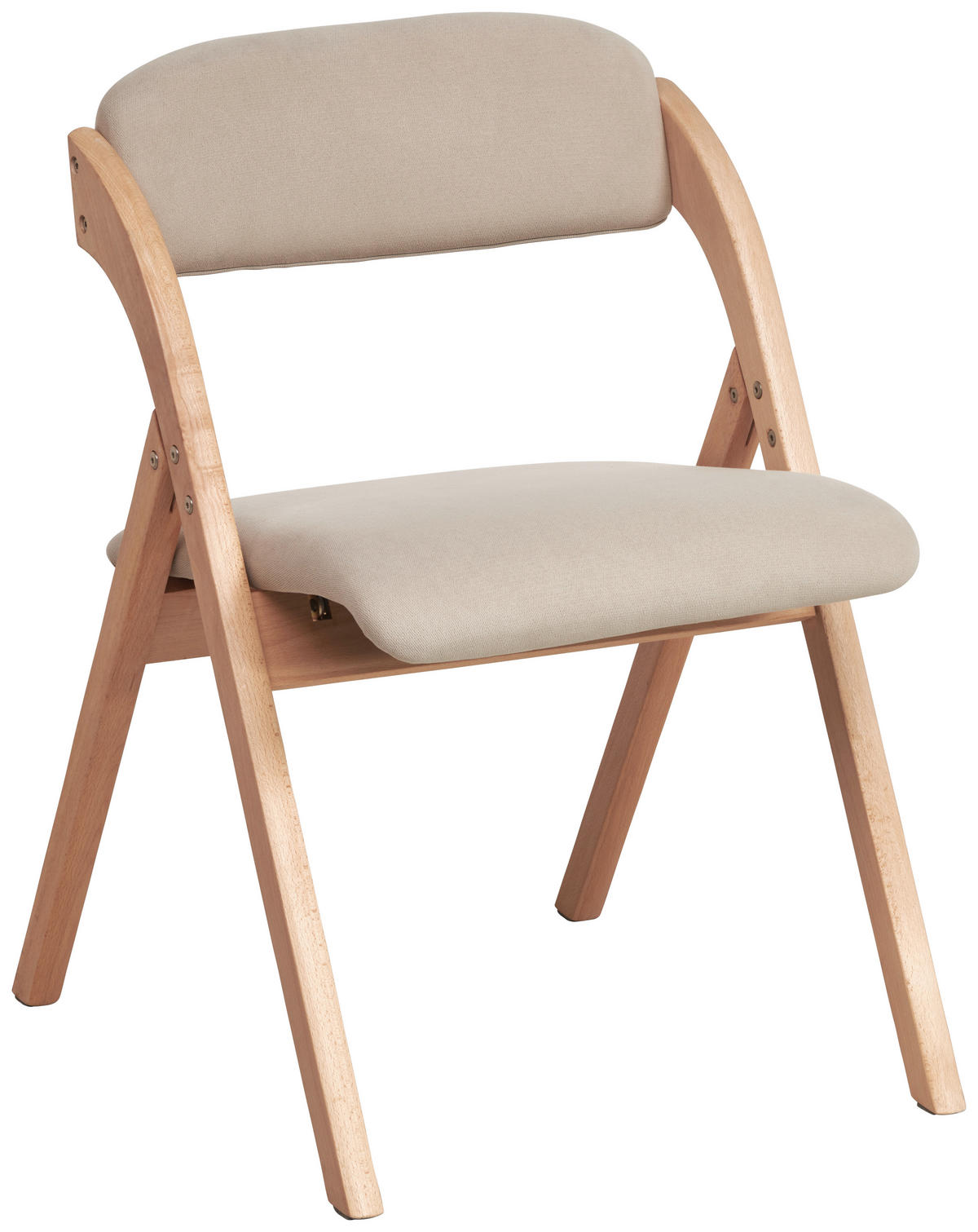 ARMLEHNSTUHL Samt  - Beige/Naturfarben, Modern, Holz/Textil (52/78/53cm) - MID.YOU