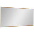 WANDSPIEGEL 123/61/2,5 cm  - Eiche Bianco, Design, Glas/Holz (123/61/2,5cm) - Dieter Knoll