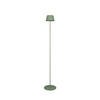 AKUMULÁTOROVÁ STOJACIA LAMPA, 13,5/123 cm  - zelená, Design, kov (13,5/123cm)