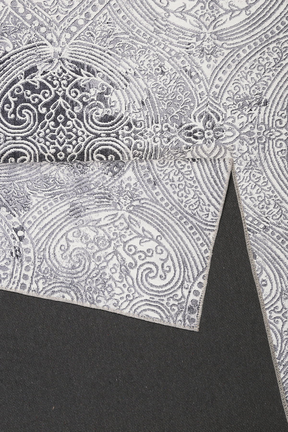 VINTAGE-TEPPICH 160/230 cm Grace Grau  - Grau, Design, Textil (160/230cm) - WECON HOME