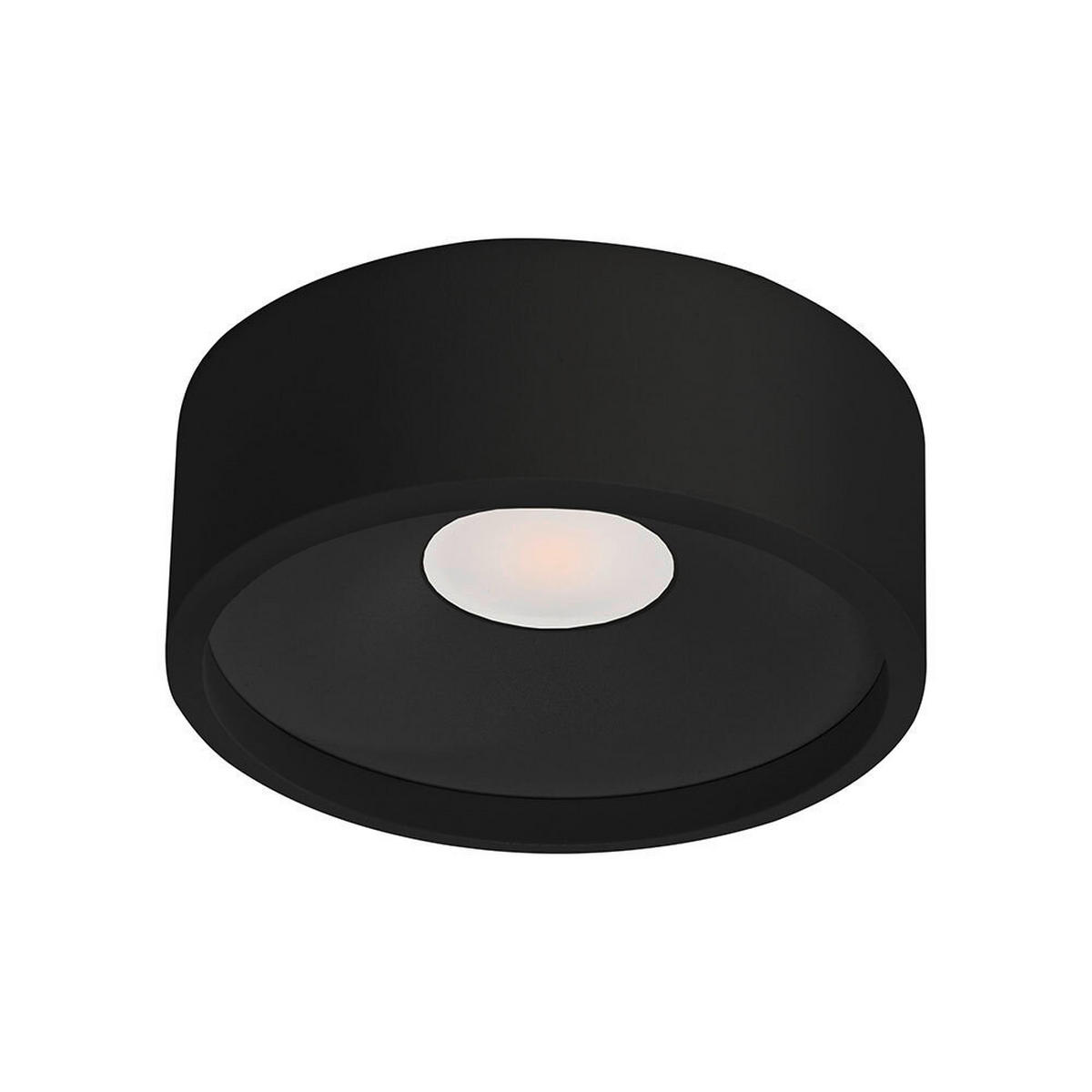 LED-DECKENLEUCHTE  14/5 cm    - Schwarz, Design, Metall (14/5cm)