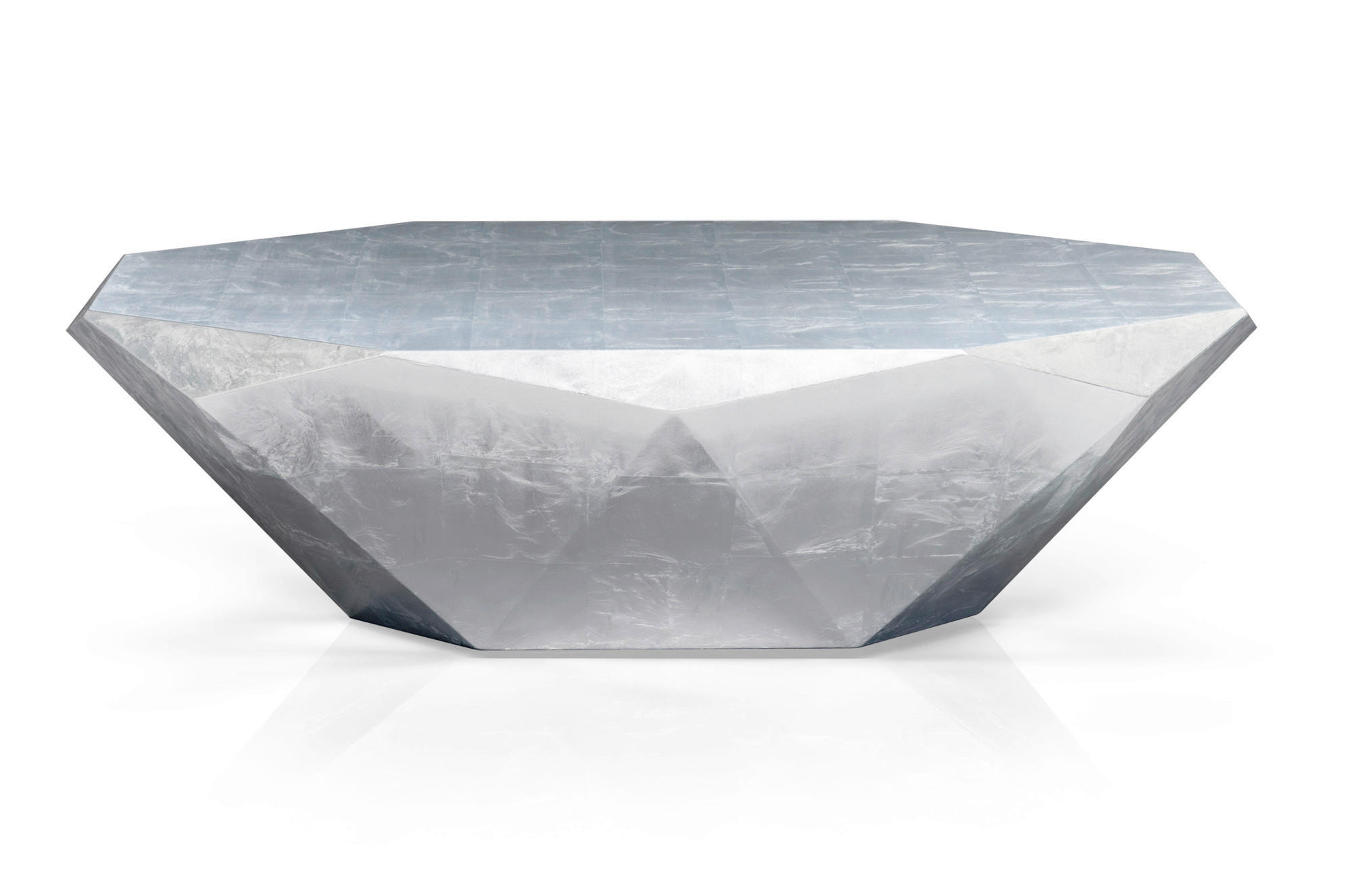 COUCHTISCH in Metall 103/103/40 cm  - Alufarben, Design, Metall (103/103/40cm) - Bretz