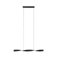 LED-HÄNGLAMPA Henderson 89/6/150 cm  - svart, Design, metall/plast (89/6/150cm) - Novel