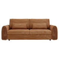 SCHLAFSOFA in Cord, Feincord Rostfarben, Hellbraun  - Hellbraun/Rostfarben, Konventionell, Kunststoff/Textil (240/83/116cm) - Carryhome
