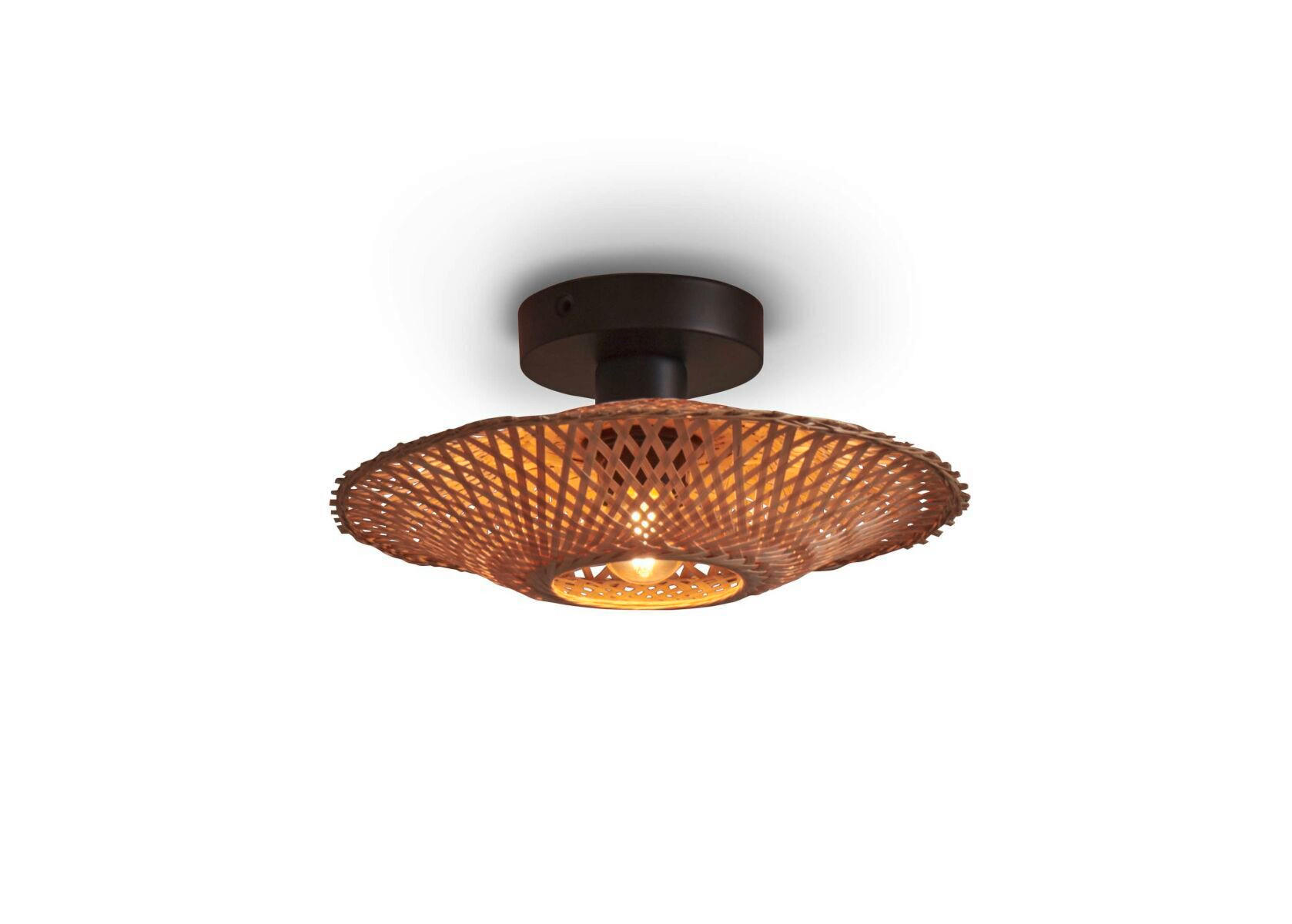 DECKENLEUCHTE GOOD&MOJO  30/8 cm   - Naturfarben, Trend (30/8cm) - Good & Mojo