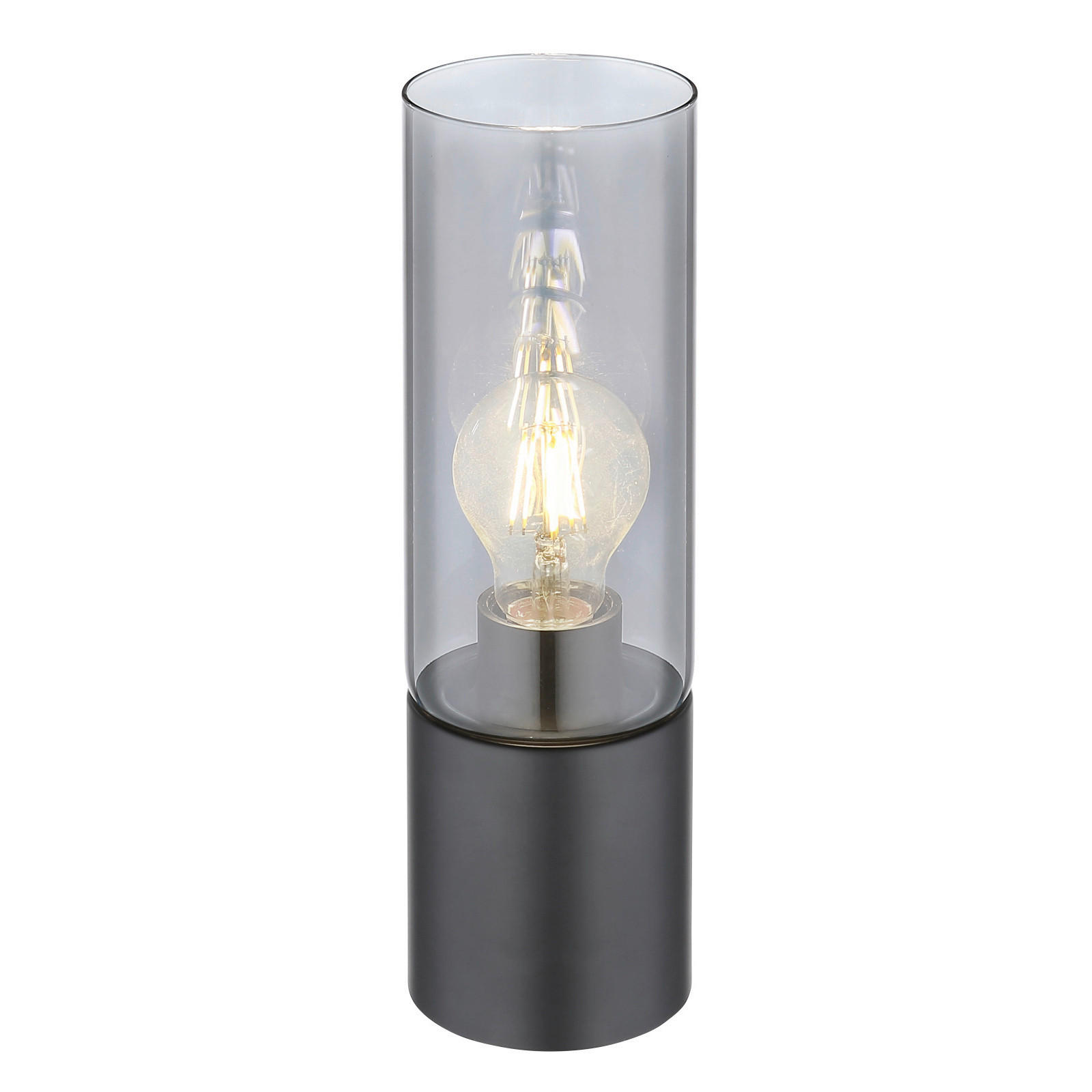 STOLNÍ LAMPA, E27, 9/30 cm  - černá, Basics, kov/sklo (9/30cm) - Globo