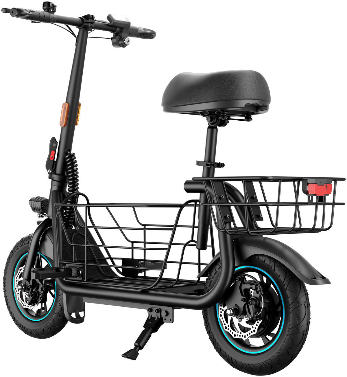 ELEKTROSCOOTER GYROOR EKS 88 CE  - Schwarz, KONVENTIONELL, Metall (123/53,5/99cm)