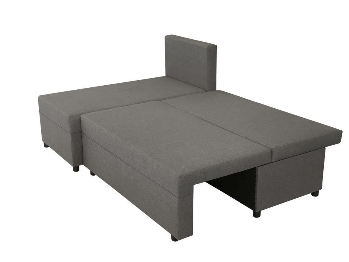 SJEDEĆA GARNITURA tekstil  siva, svijetlo smeđa   - siva/svijetlo smeđa, Moderno, tekstil (191/131cm) - Ti'me
