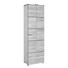 GARDEROBENSCHRANK 60/200/40 cm - Chromfarben/Eichefarben, Design, Holzwerkstoff/Kunststoff (60/200/40cm) - Xora GARDEROBENSCHRANK 60/200/40 cm - Chromfarben/Eichefarben, Design, Holzwerkstoff/Kunststoff (60/200/40cm) - Xora