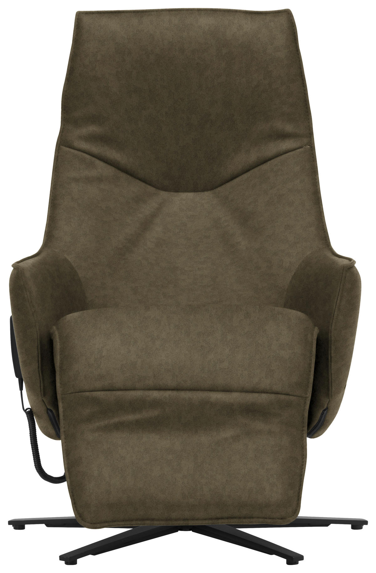 RELAXSESSEL in Leder Grün  - Anthrazit/Grün, Design, Leder/Metall (70/85/112cm) - Himolla Komfortklass