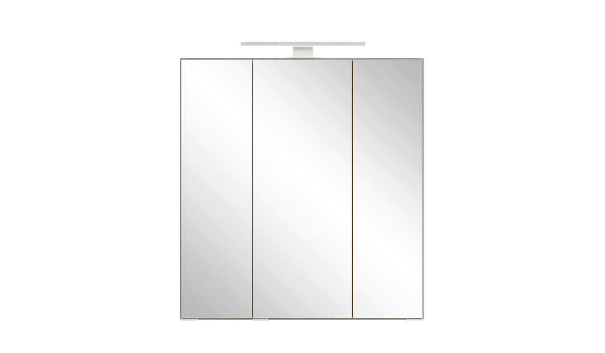 BADEZIMMER 2-teilig  in 60 cm  - Schilfgrün/Wildeiche, Trend, Glas/Holzwerkstoff (60cm) - Held