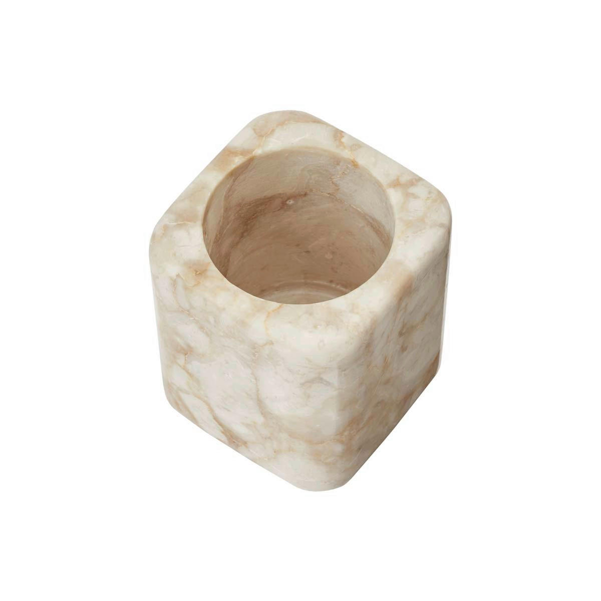 ZAHNBÜRSTENHALTER New arrival 25-26  - Beigebraun, Design, Stein (6,5cm) - Aquanova