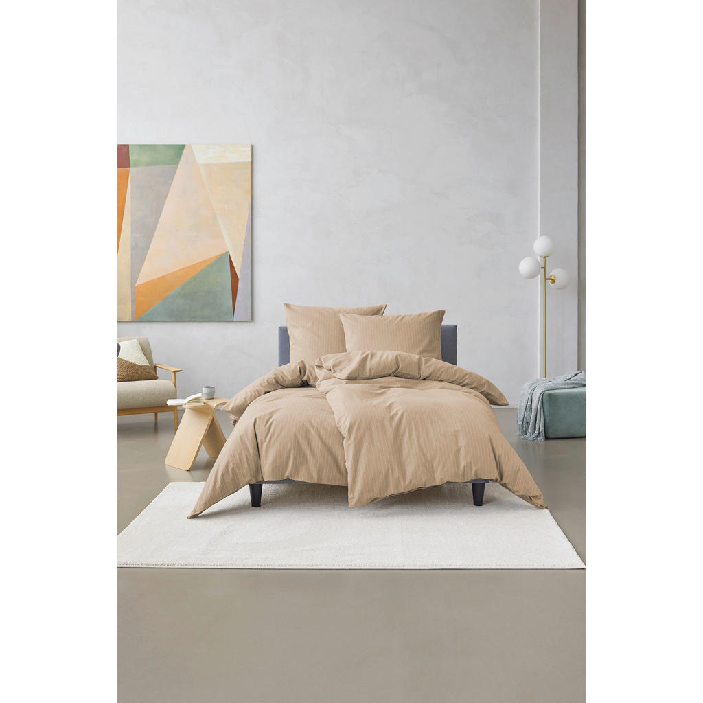 Thumbnail - Esprit Bettwäsche E-Cuno, Creme, Sand, Textil, Uni, 200x200 cm, Oeko-Tex® Standard 100, hautfreundlich, angenehm wärmend...