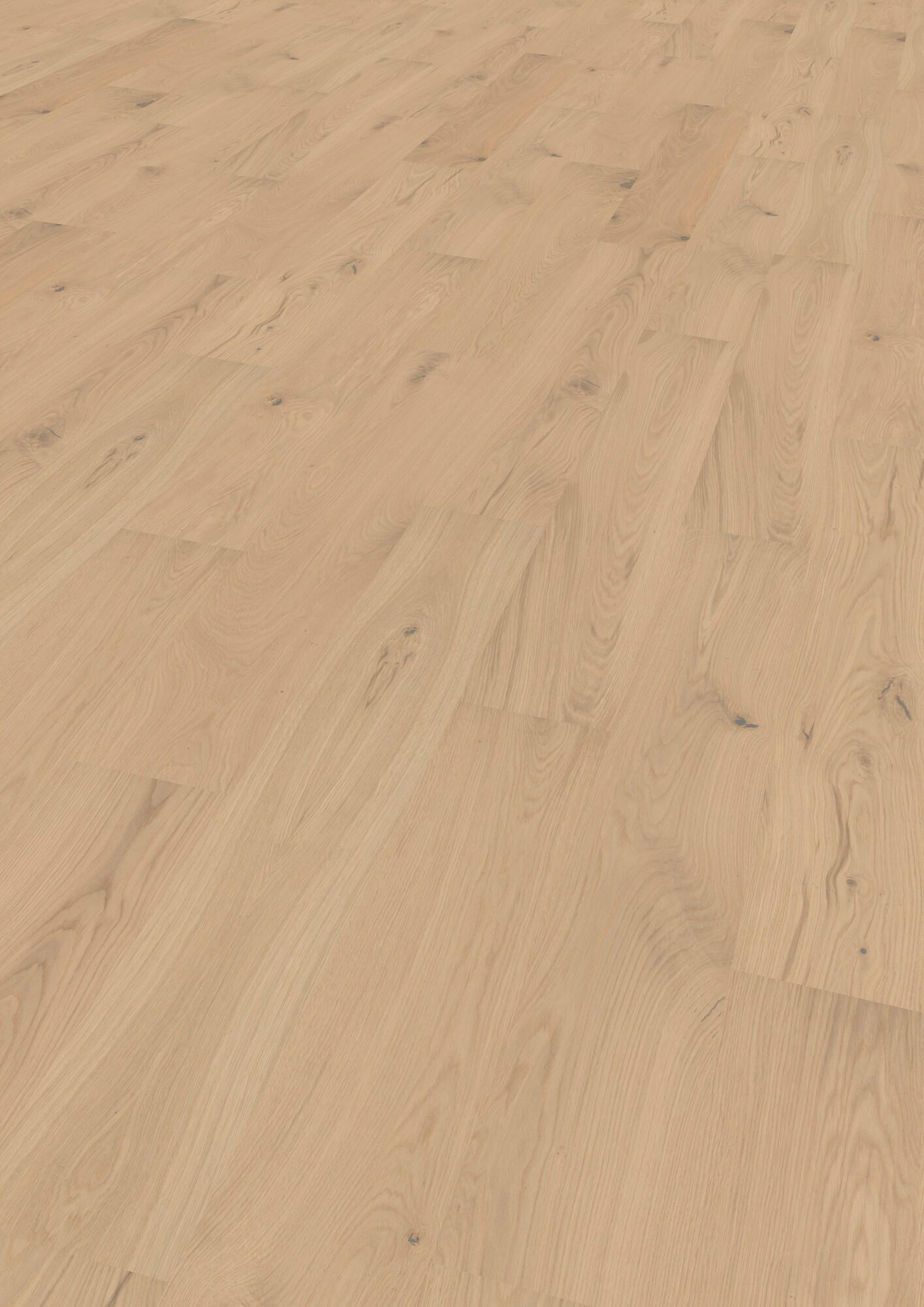 HOLZBODEN Uno Eiche weiss100018401  per  m² - Eichefarben, Trend, Holz (127/19/0,9cm) - Tilo