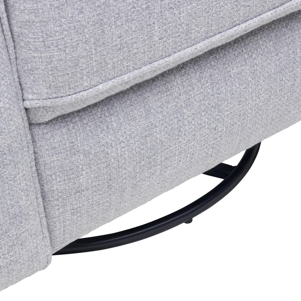Livetastic TELEVIZNÍ KŘESLO, textil, bílá
