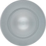 PLATZTELLER 34 cm  - Hellgrau, KONVENTIONELL, Glas (34cm) - Novel