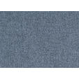 ECKSOFA inkl. Funktionen Blau Webstoff  - Blau/Silberfarben, Design, Textil/Metall (226/257cm) - Xora