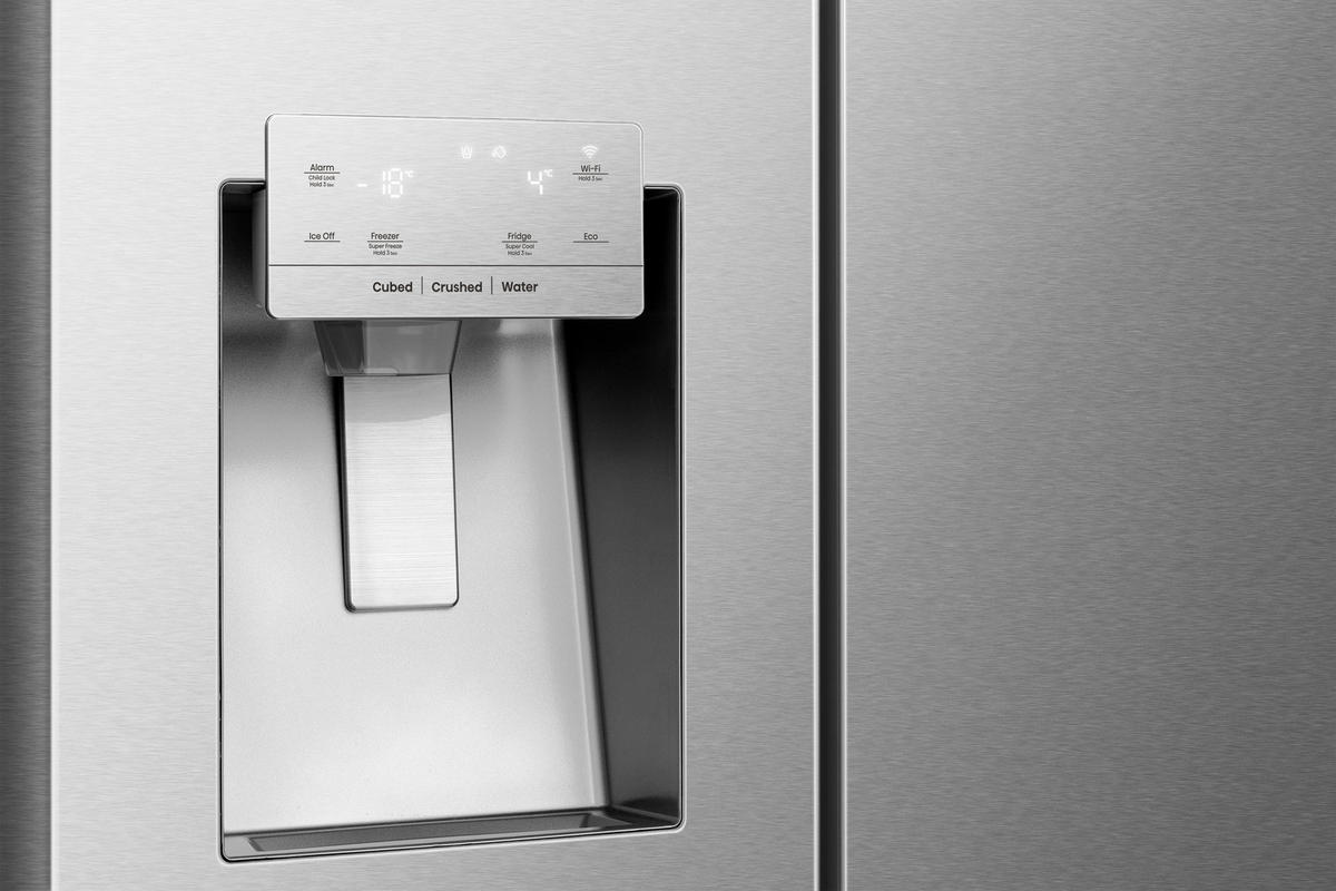 Hisense SIDE-BY-SIDE RS818N4TIE jetzt nur online ➤ | Side-by-Side Kühlschränke