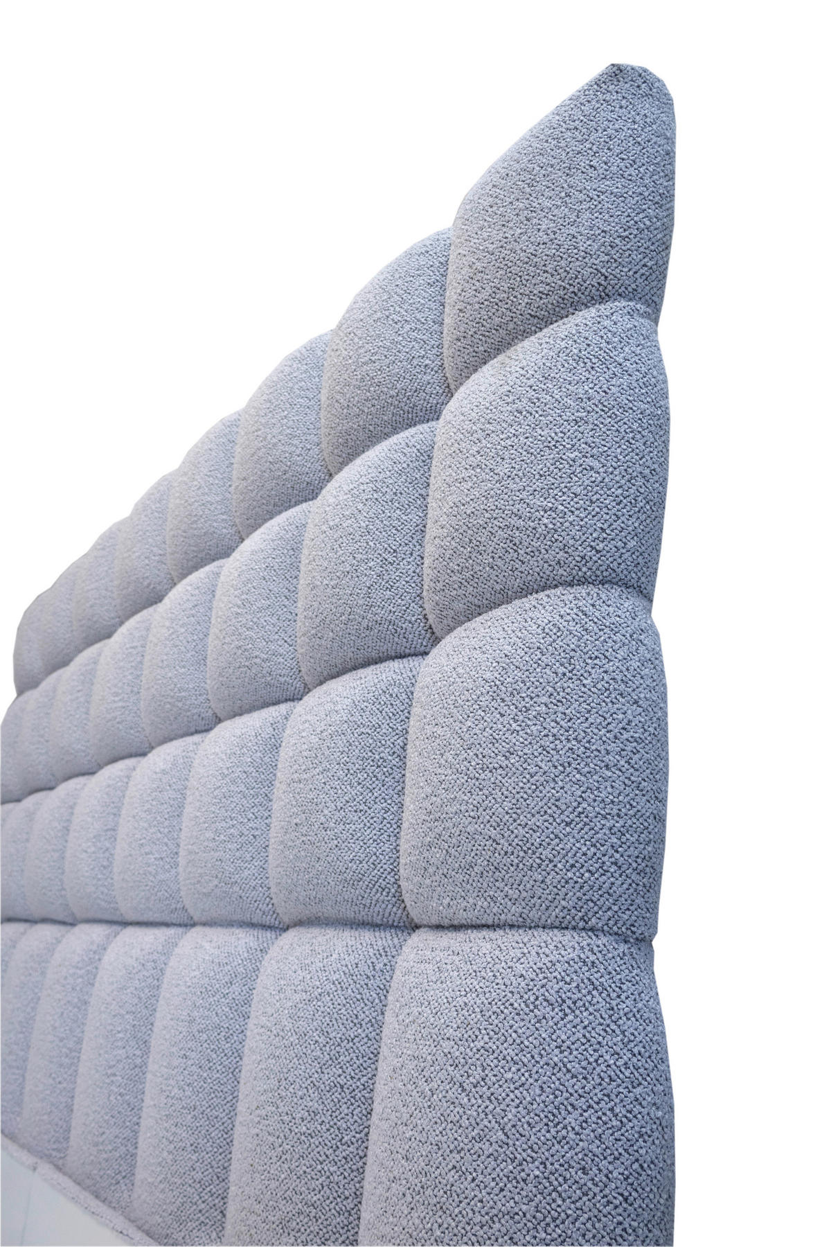 KÁRPITOZOTT ÁGY   - krómszínű, Basics, textil/fa (194/150/220cm) - Andante