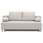 SCHLAFSOFA Flachgewebe Braun  - Schwarz/Braun, KONVENTIONELL, Textil/Metall (197/75/100cm) - Carryhome