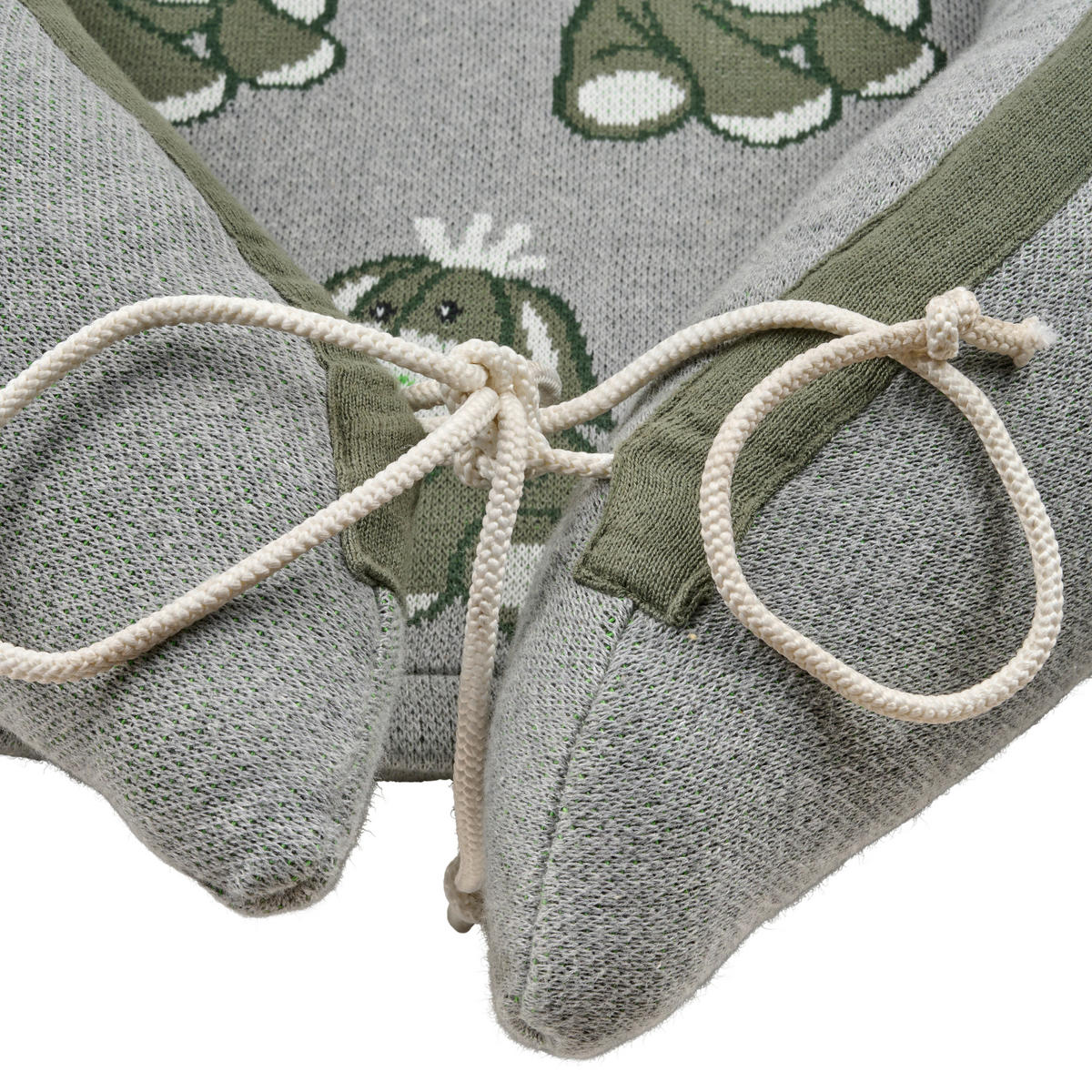 GNEZDECE ZA DOJENČKA      - zelena, Natur, tekstil (50/90cm) - Avelia