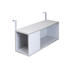 BOX - Silberfarben, KONVENTIONELL, Holzwerkstoff (100/38/32cm) BOX - Silberfarben, KONVENTIONELL, Holzwerkstoff (100/38/32cm)