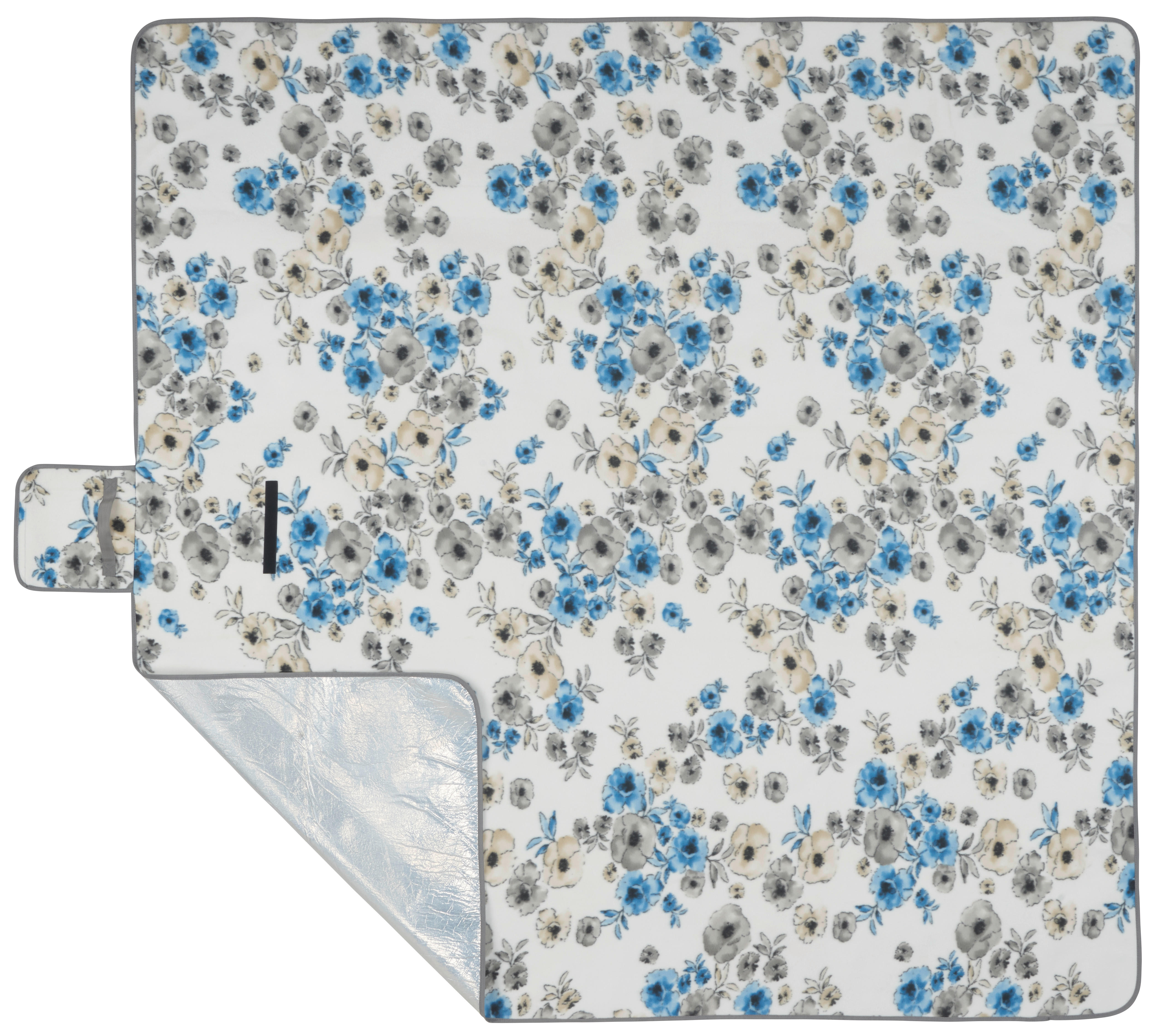 PICKNICKDECKE 200/200 cm  - Blau, KONVENTIONELL, Textil (200/200cm) - Esposa