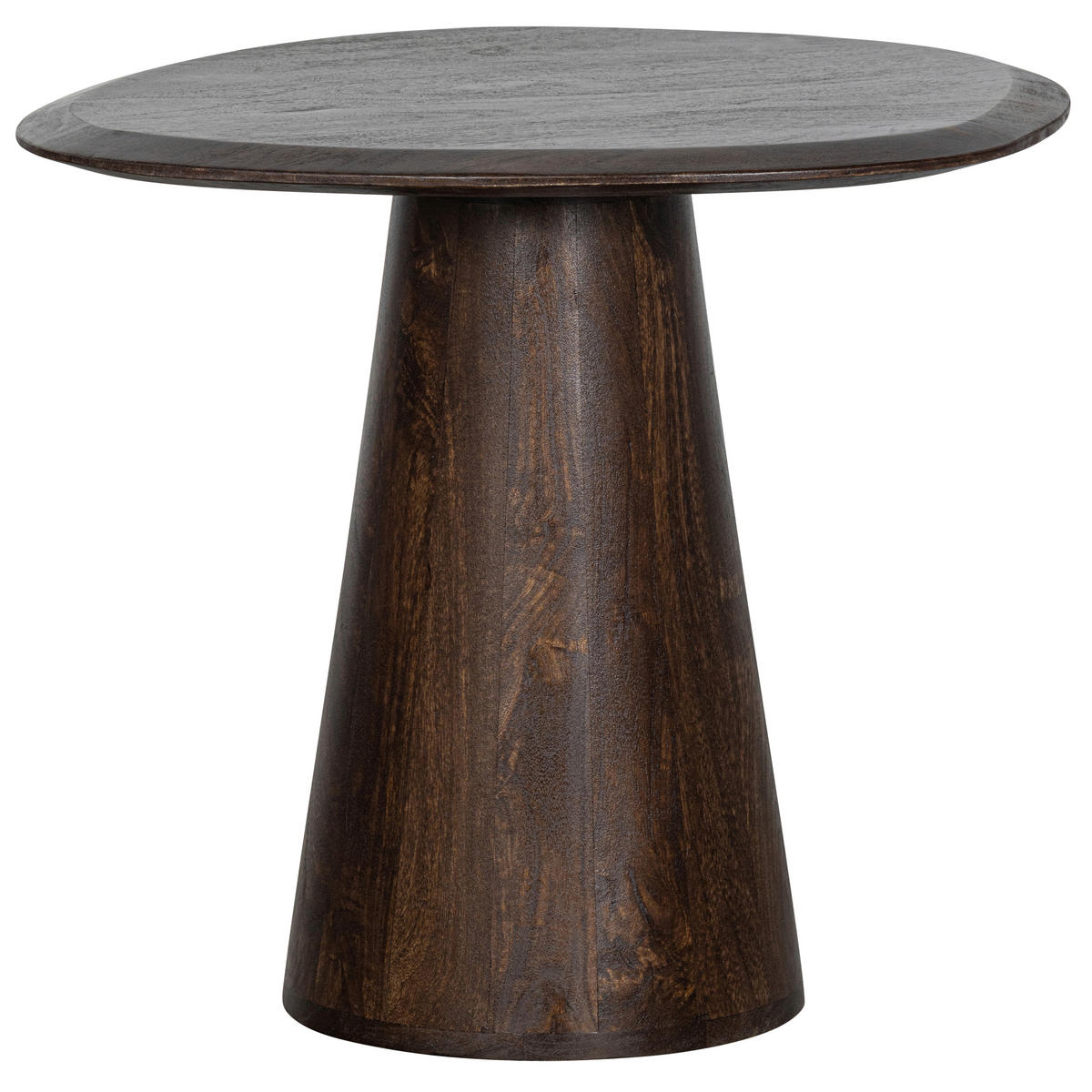COUCHTISCH Posture Mangoholz massiv 60/53/51 cm Freiform Walnussfarben  - Walnussfarben, Design, Holz (60/53/51cm) - Livetastic