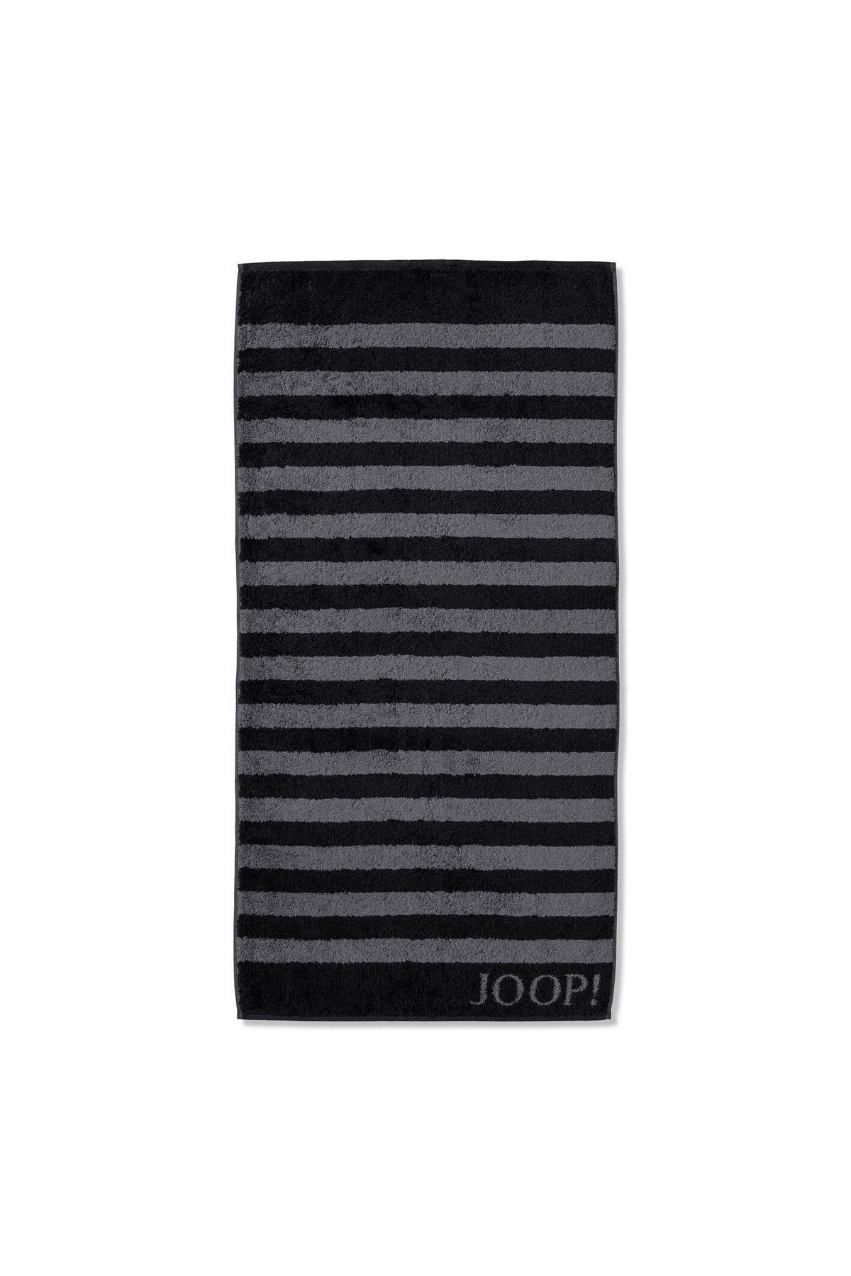 SAUNATUCH Classic Stripes Schwarz  - Schwarz, Design, Textil (80/200cm) - Joop!